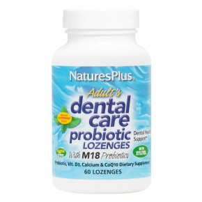  Natures Plus Adults Dental Care Probiotic 60 