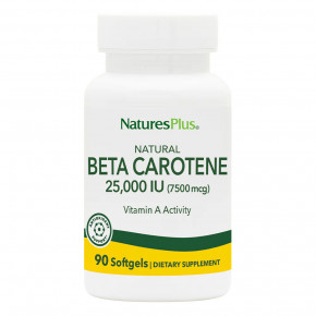  Natures Plus Beta Carotene 25000 IU 90  