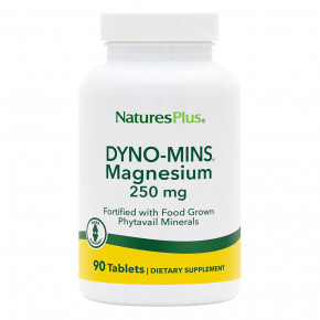  Natures Plus Dyno-Mins Magnesium 250 mg 90  