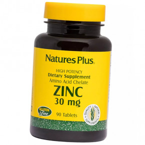  , Zinc 30, Natures Plus  90 (36375150)