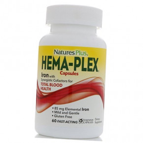  Nature's Plus Hema-Plex Veg 60  (36375060)