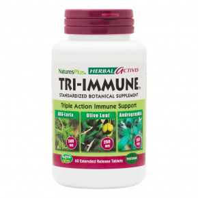  Natures Plus Herbal Actives Tri-Immune 60  