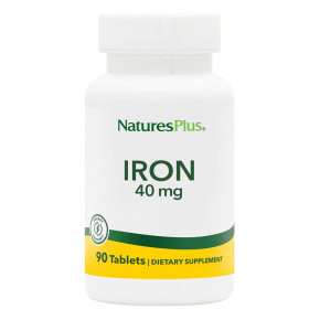  Natures Plus Iron 40 mg 90  