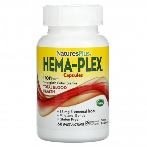 -     Natures Plus (Hema-Plex) 60  