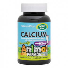         Natures Plus (Animal Parade Calcium Childrens Chewable Supplement Sugar Free) 90  