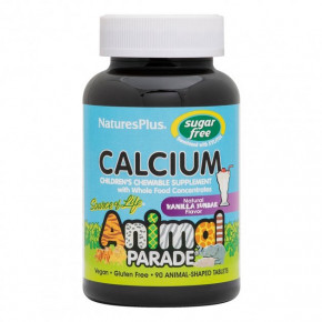         Natures Plus (Animal Parade Calcium Childrens Chewable Supplement Sugar Free) 90   3