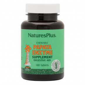 ³ Natures Plus Papaya Enzyme 180  