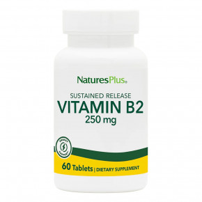  Natures Plus Vitamin B2 250 mg 60  