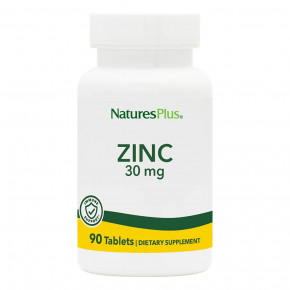  Natures Plus Zinc 30 mg 90  