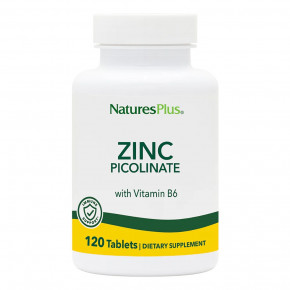 ³ Natures Plus Zinc Picolinate Vitamin B6 120 