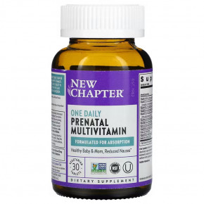  New Chapter One Daily Prenatal Multivitamin 30  