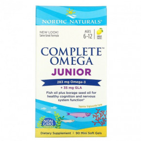 '   , Complete Omega Junior, Nordic Naturals, , 283 , 90  (NOR-01775)