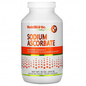     NutriBiotic (Immunity Sodium Ascorbate Crystalline Powder) 454 