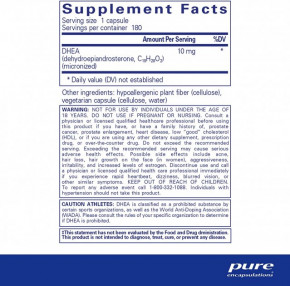  Pure Encapsulations (DHEA) 10  180  (PE-00098) 3