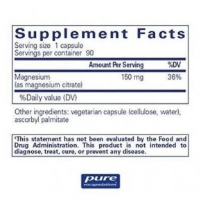   Pure Encapsulations (Magnesium Citrate) 150  90  (PE-00172) 3