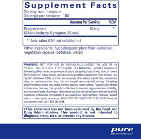  Pure Encapsulations (Pregnenolone) 10  60  (PE-00219) 3