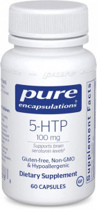  Pure Encapsulations (5-HTP Hydroxytryptophan) 100  60  (PE-00378)