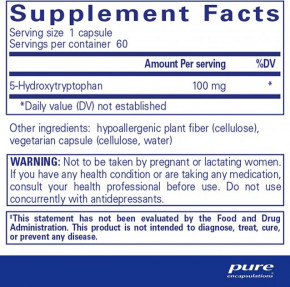  Pure Encapsulations (5-HTP Hydroxytryptophan) 100  60  (PE-00378) 3