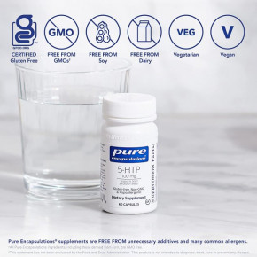  Pure Encapsulations (5-HTP Hydroxytryptophan) 100  60  (PE-00378) 5