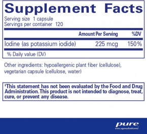  Pure Encapsulations (Iodine) 120  (PE-00382) 3