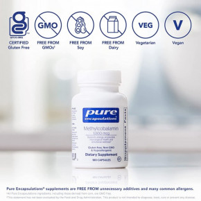  12  Pure Encapsulations (Methylcobalamin Vitamin B12) 1000  60  (PE-00444) 8