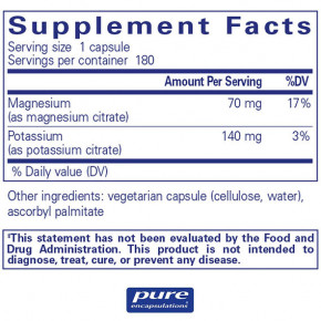    Pure Encapsulations (Potassium Magnesium Citrate) 180  (PE-00453) 3