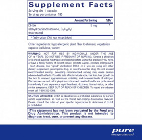  Pure Encapsulations (DHEA) 5  180  (PE-00553) 3