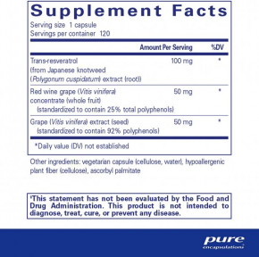  Pure Encapsulations (Resveratrol Extra) 120  (PE-01019) 3