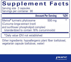   Pure Encapsulations (CurcumaSorb) 250  180  (PE-01351) 3