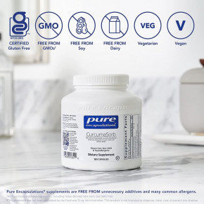   Pure Encapsulations (CurcumaSorb) 250  180  (PE-01351) 5