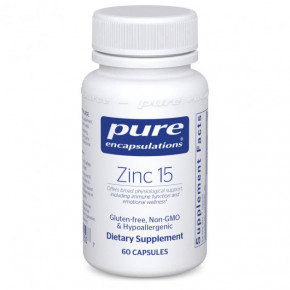  Pure Encapsulations (Zinc) 15  60  (PE1645)