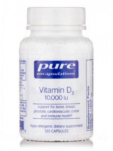  3 Pure Encapsulations Vitamin D3 10000  120 