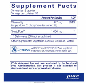  Pure Encapsulations (L-Tryptophan) 180  (PE1849) 3