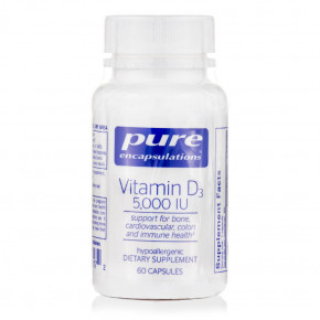    Pure Encapsulations Vitamin D3 5000 UI 60  