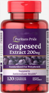    Puritans Pride (Grapeseed Extract) 200  120 