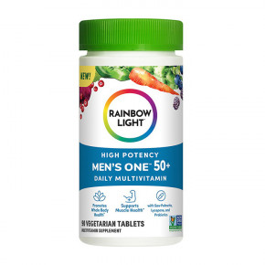  Rainbow Light Mens One 50+ 90 veg tabs