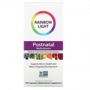  , Postnatal Multivitamin, Rainbow Light, 120  (RLT-78161)