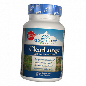  Ridgecrest Herbals Clear Lungs Extra 60  (71390009)