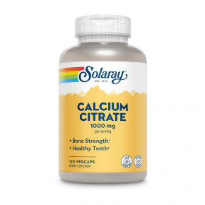  Solaray Calcium Citrate 1000 mg 120 veg caps