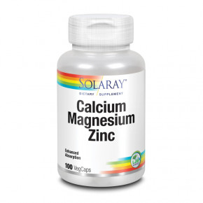 ³   Solaray Calcium Magnesium Zinc 250 