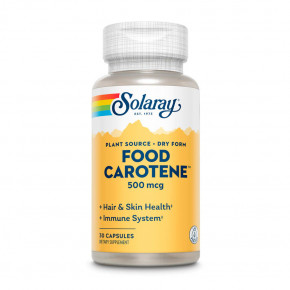 ³ Solaray Food Carotene 500 mcg 30 