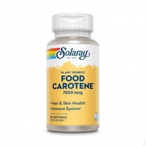 ³ Solaray Food Carotene 7500 mcg 50 