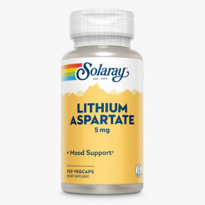 ³ Solaray Lithium Aspartate 5 mg 100 