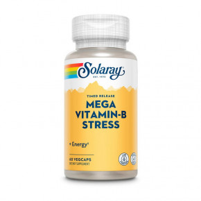  Solaray Mega Vitamin-B Stress 60 veg caps