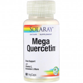  , Mega Quercetin, Solaray, 1200 , 60  