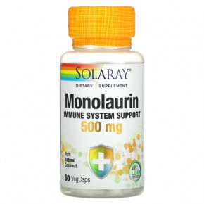  Solaray (Monolaurin Supplement) 500  60  