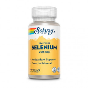  Solaray Selenium 200 mcg yeast-free 90 veg caps