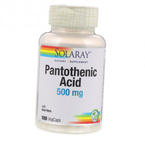  Solaray Pantothenic Acid 500 100 (36411032)