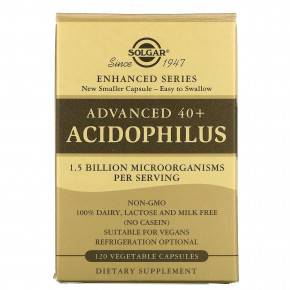    40 Solgar (Advanced 40 Acidophilus) 120  