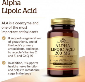 -  Solgar (Alpha-Lipoic Acid) 200  50   (SOL-00058) 7